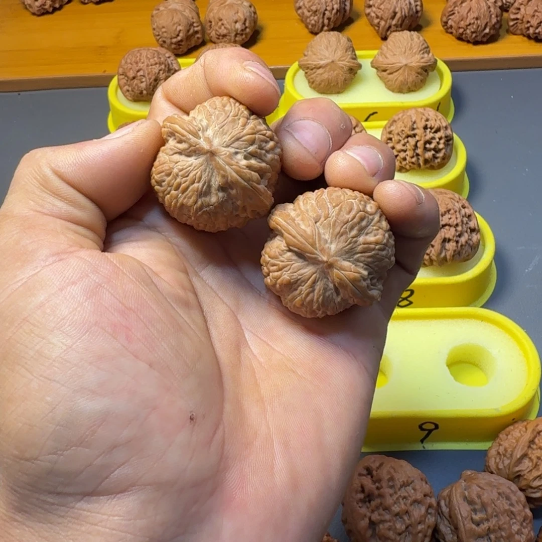 文玩核桃把件全品平底锅38