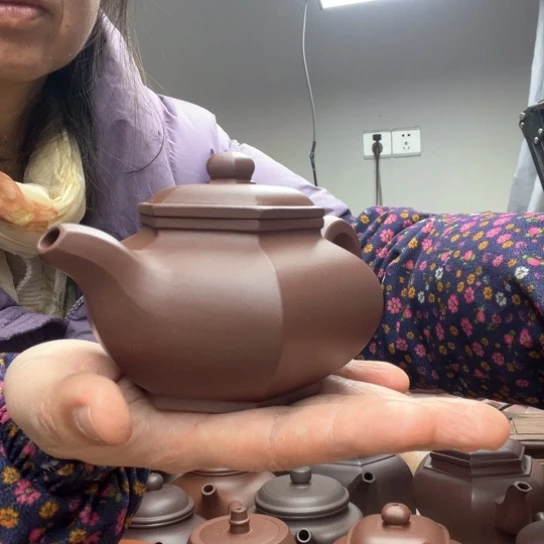 紫砂茶壶平**心泥料底槽清