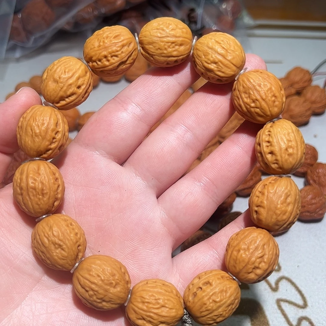 猴头核桃手串小枣手串