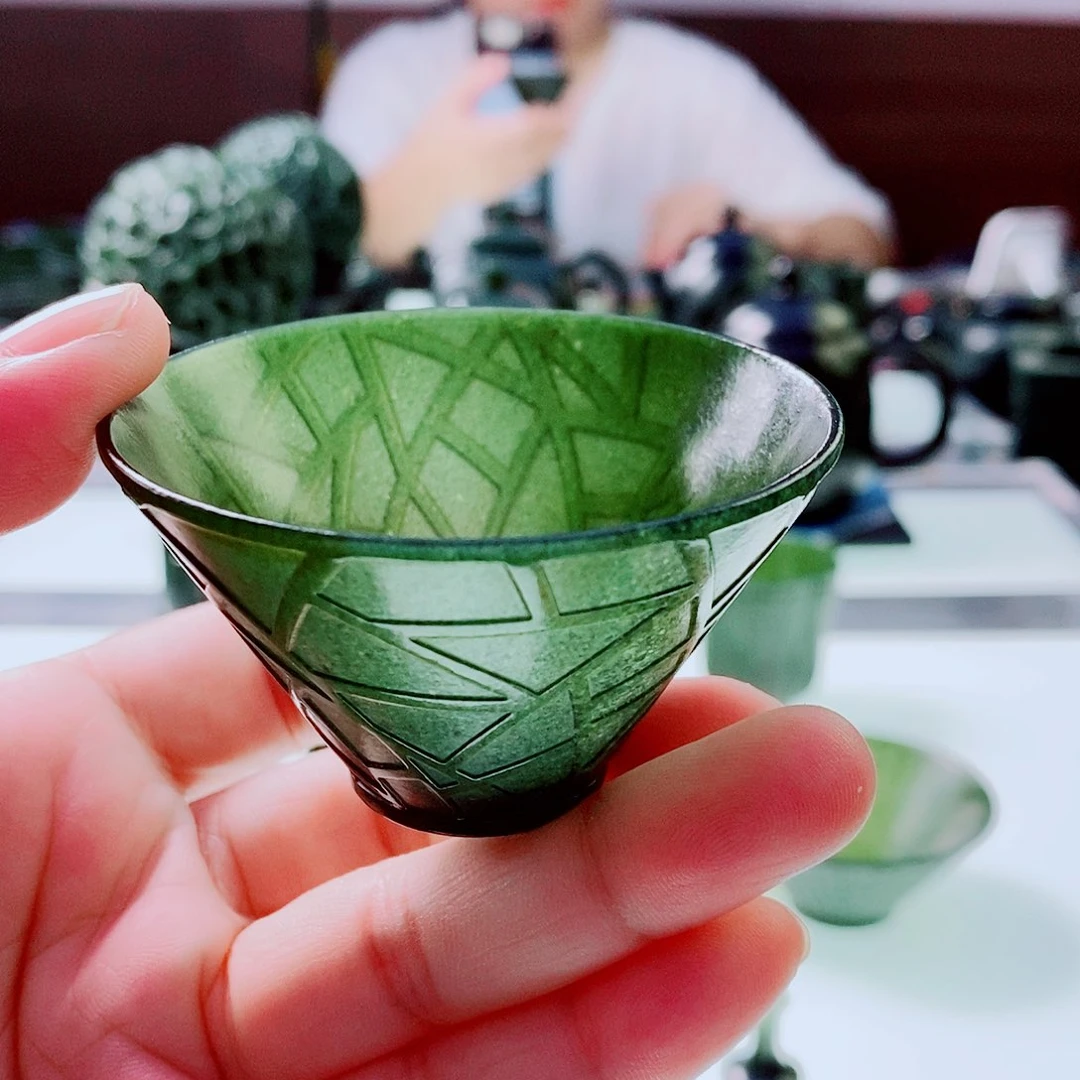 未镶嵌和田玉（青玉）摆件