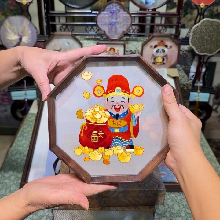 刺绣手工苏绣工艺制作技艺精湛