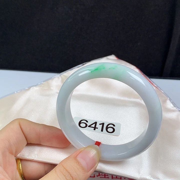 翡翠未镶嵌手镯54圈 开播福利漏 完整度高