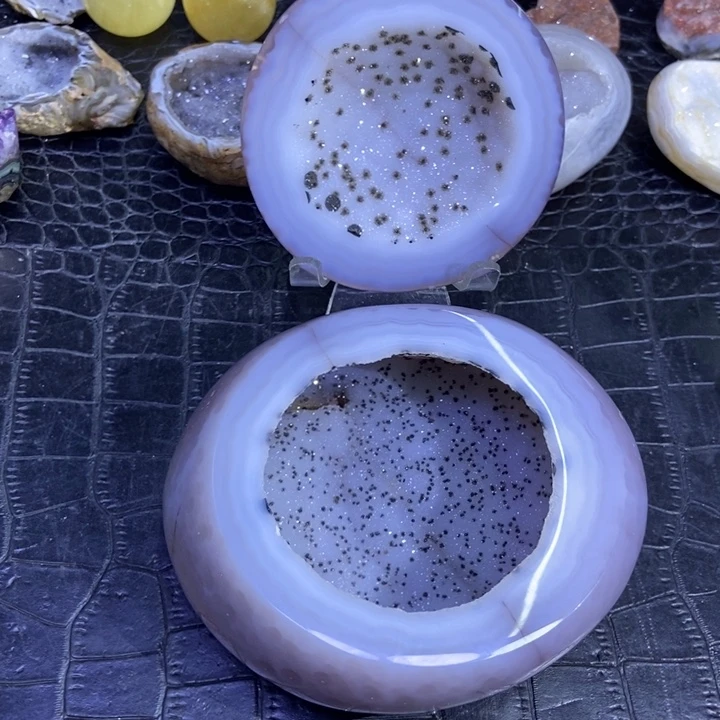 水晶未镶嵌珠宝半成品聚宝盆