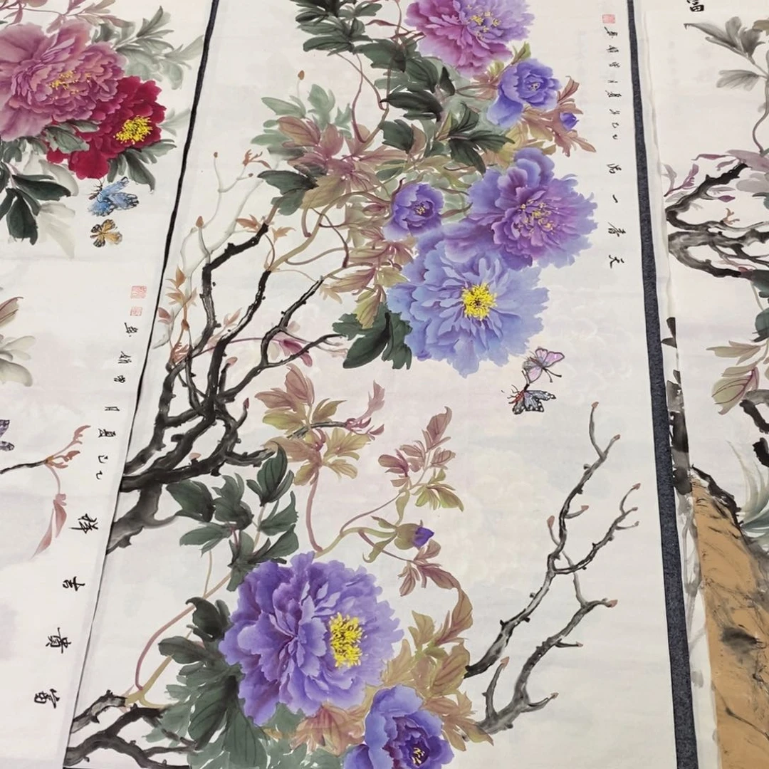 国画我****笔140✖️70精品牡丹画画画画画画画