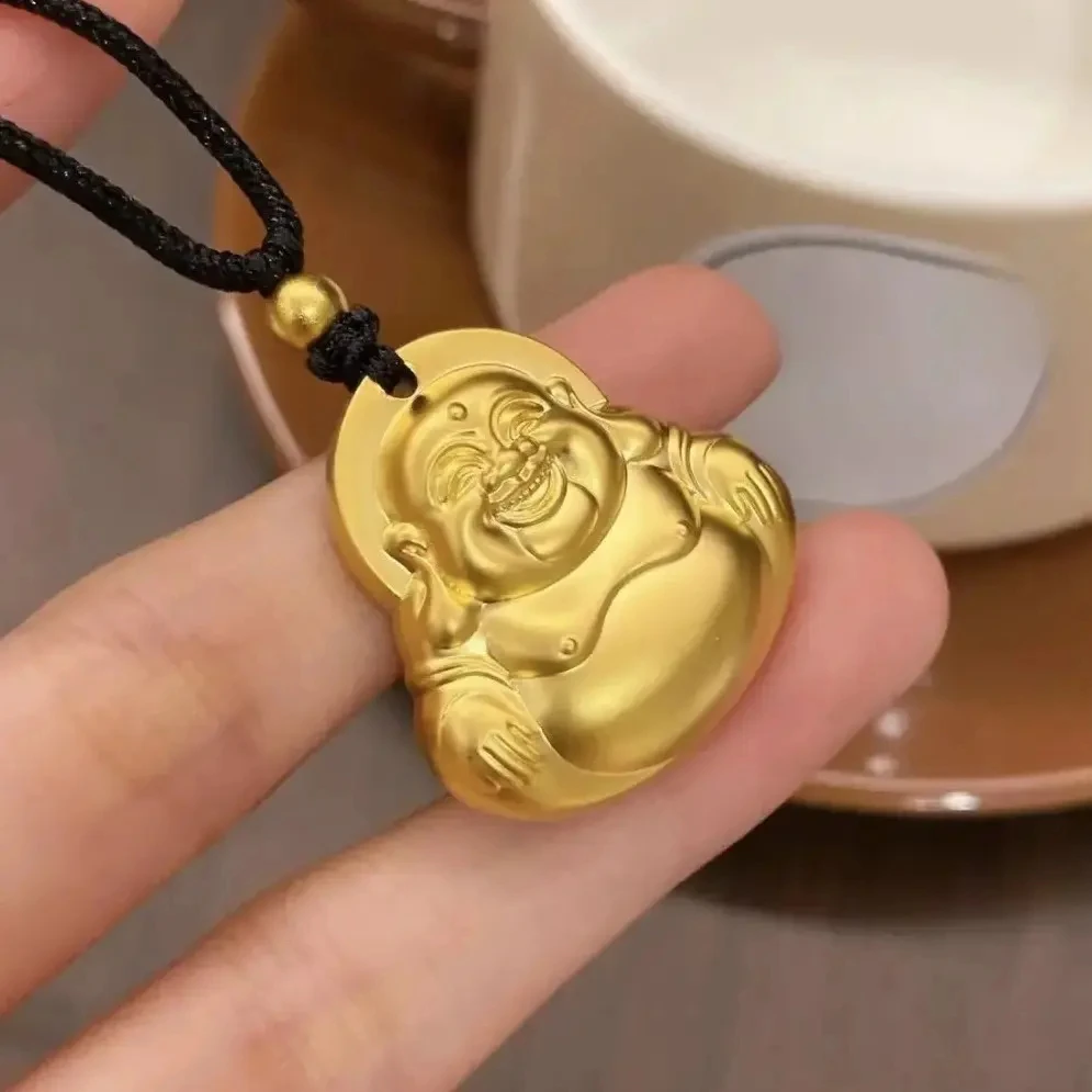 【矿金好物】 大肚弥勒佛 佛头吊坠 精美细作