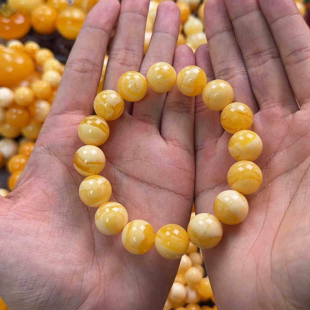 琥珀未镶嵌珠宝奇石15mm同料