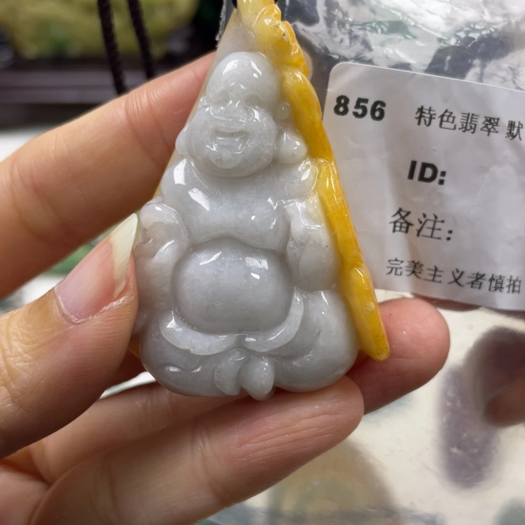 翡翠未镶嵌颈饰牌子