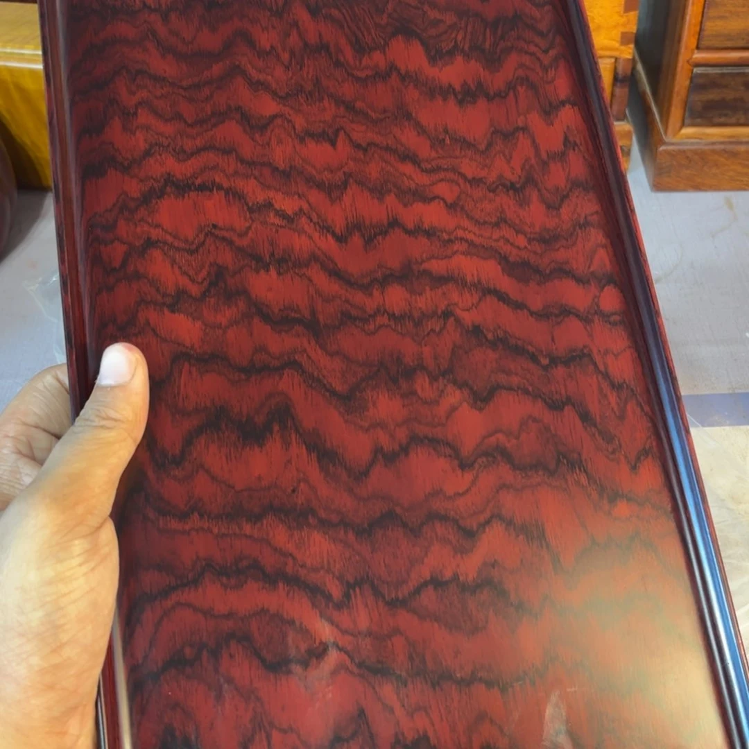 木红酸枝独版托盘