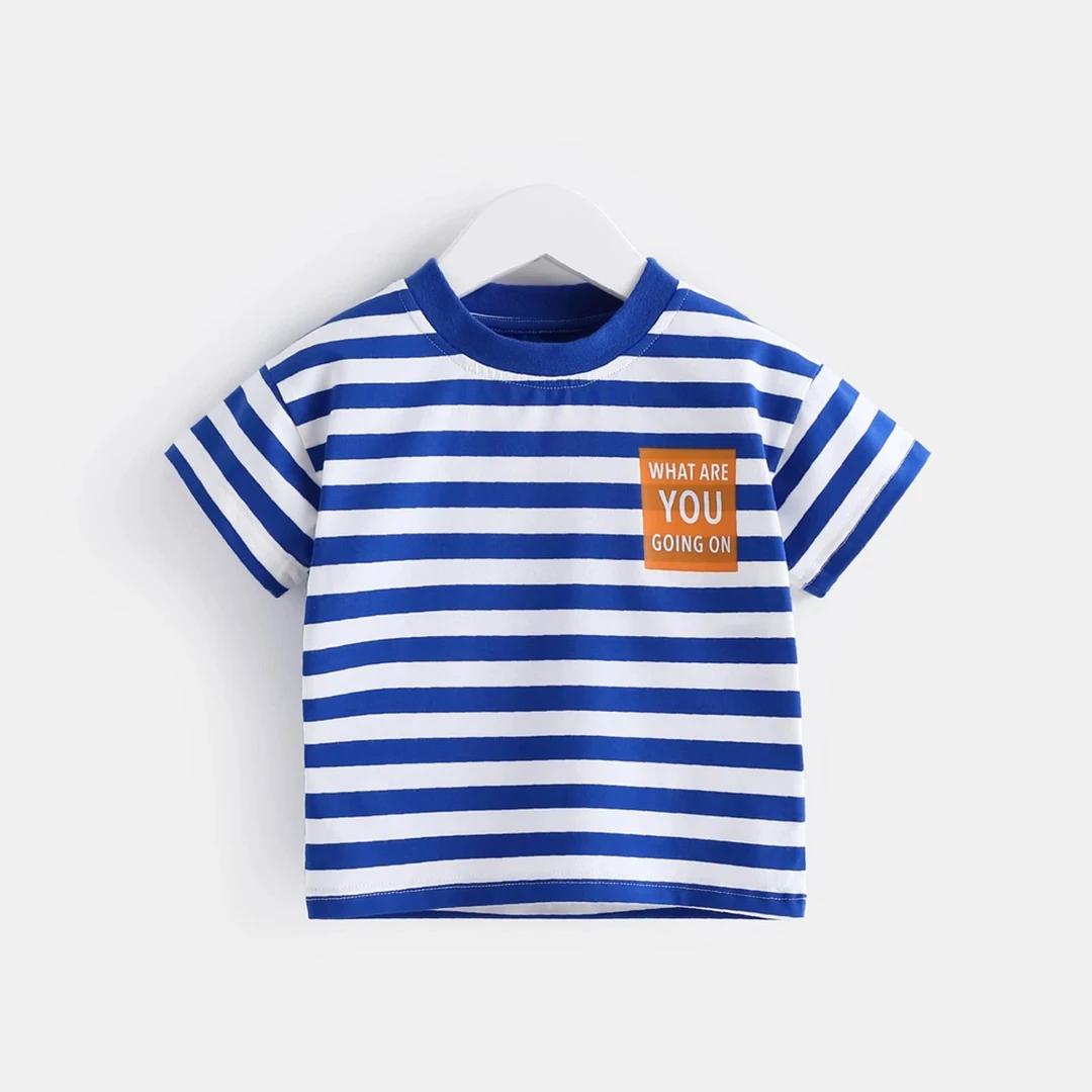 2E条纹短袖T恤7415