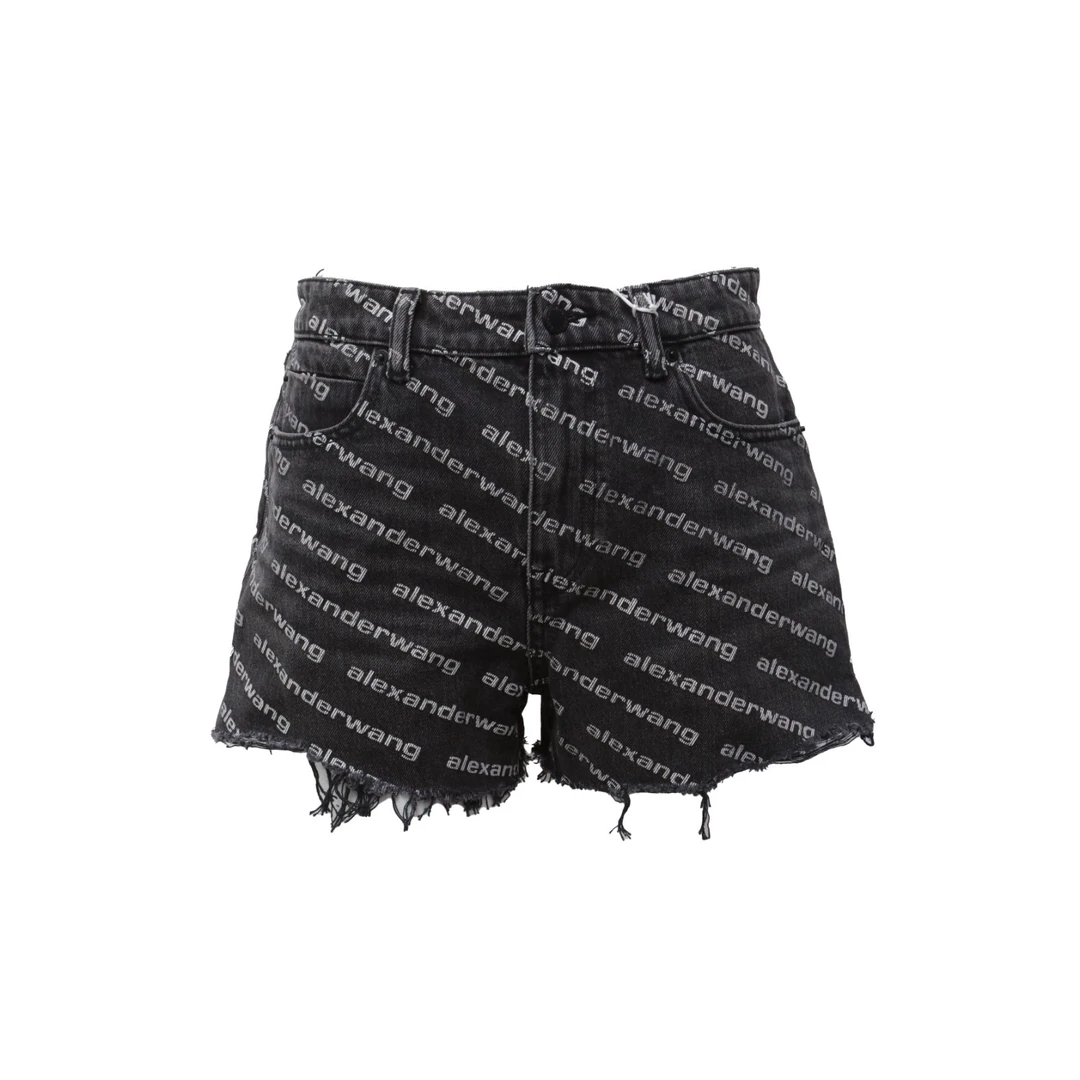 99新 ALEXANDER WANG 【lu 牛仔短裤 棉 常规码27 P225887762