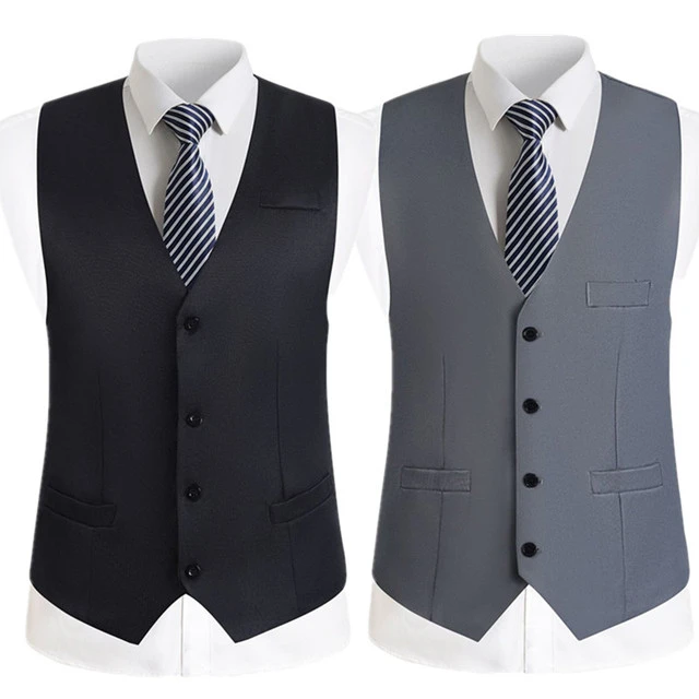 西装马甲男士西服新郎结婚韩版礼服修身英伦背心休闲伴郎职业商务