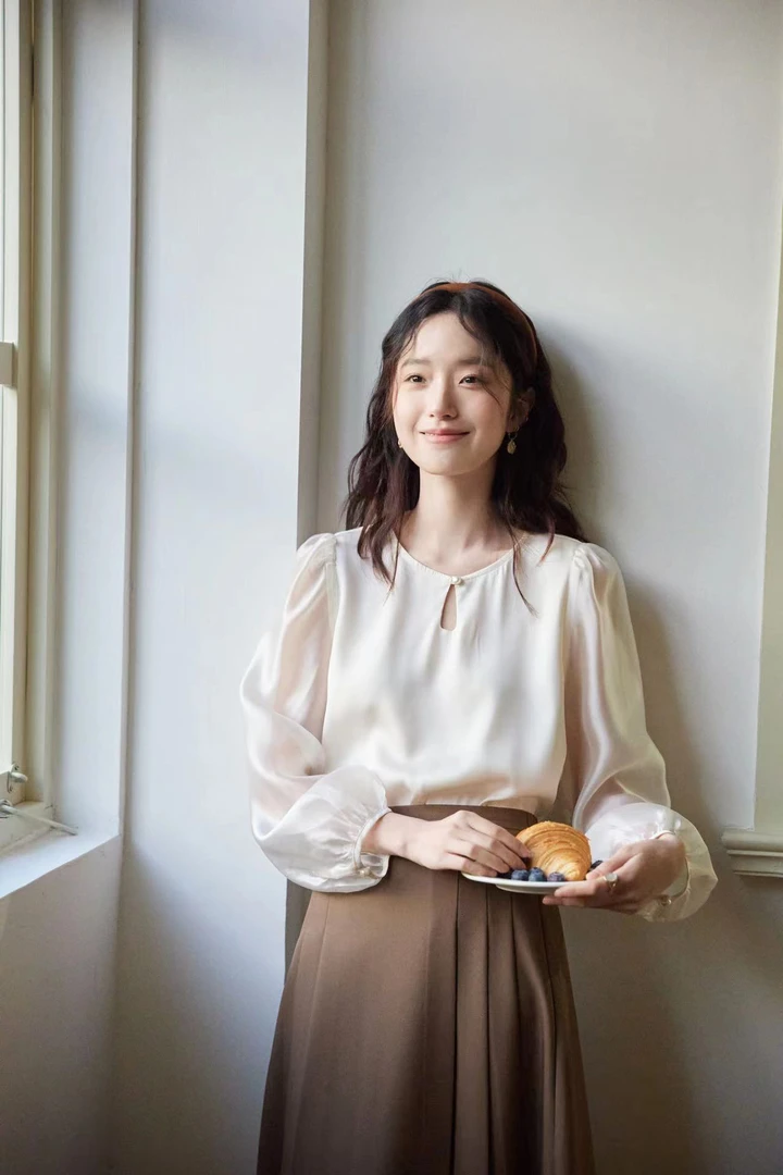 ［硕和集］915001长袖气质通勤衬衫上衣女新款舒适设计感