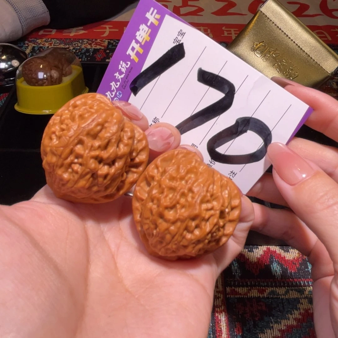 把件文玩核桃37左右s金牛