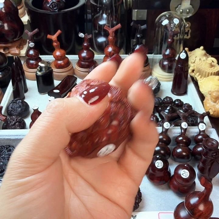 文***儿木印度小叶紫檀貔恘一个