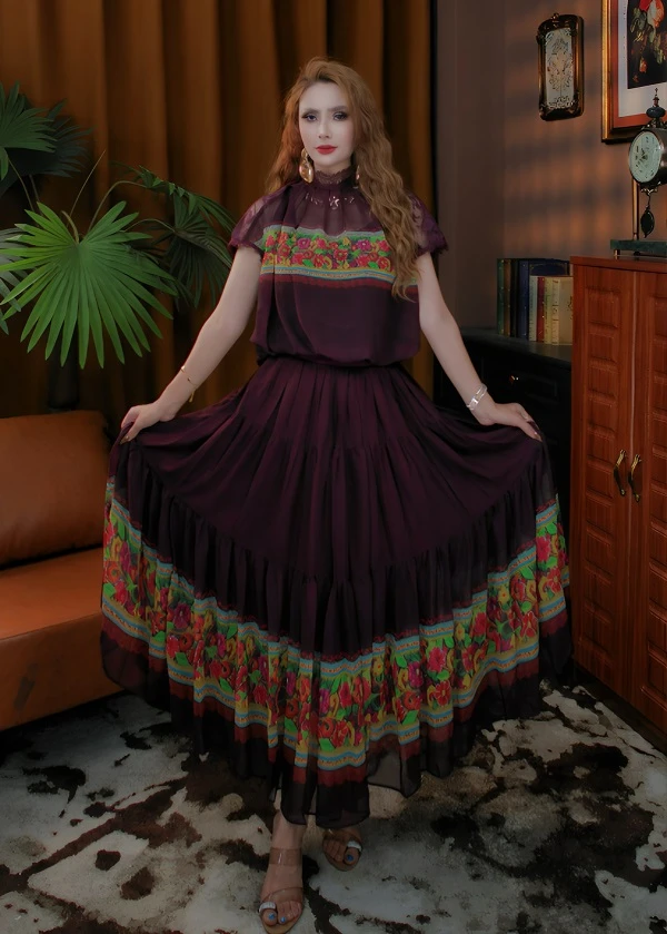 【yipak girip】迪辣新款时尚精致四件套连衣裙 (7)