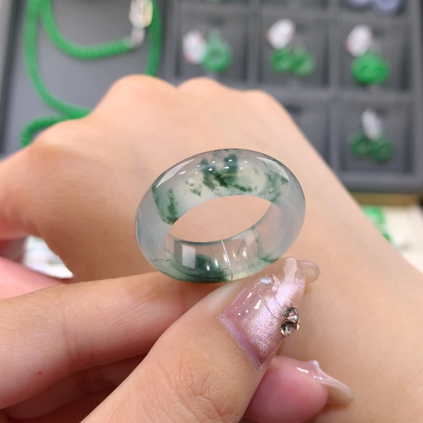 【闪购商品】未镶嵌戒指翡翠17-18号