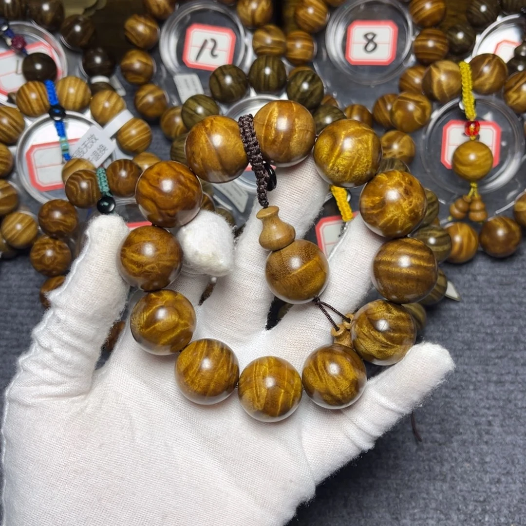 手串/手链楠木（金丝楠）红油底2.0冰裂龙398