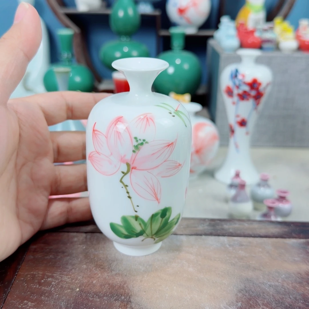 陶瓷手工小花器摆件