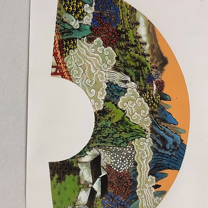 国画书画作品多次参加全国书画大展
