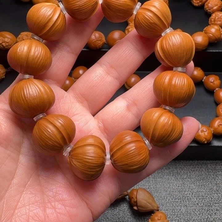 橄榄核手串/手链手工鲨鱼背