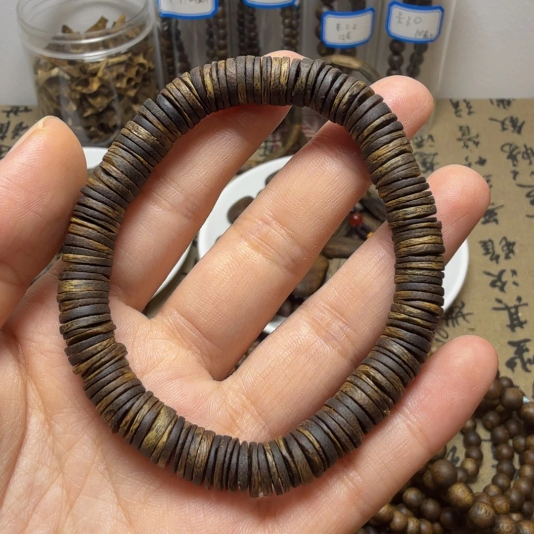 沉香沉香碎屑卡8沉水片片珠