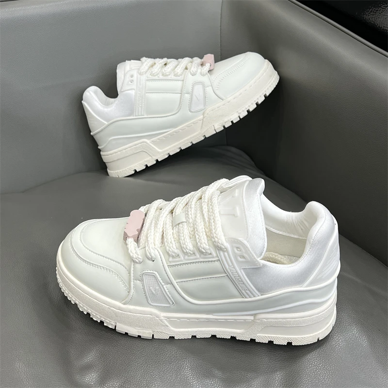 DMXUXM巴黎『设计风』新品好物~力荐！厚底百搭时尚运动休闲小白鞋男