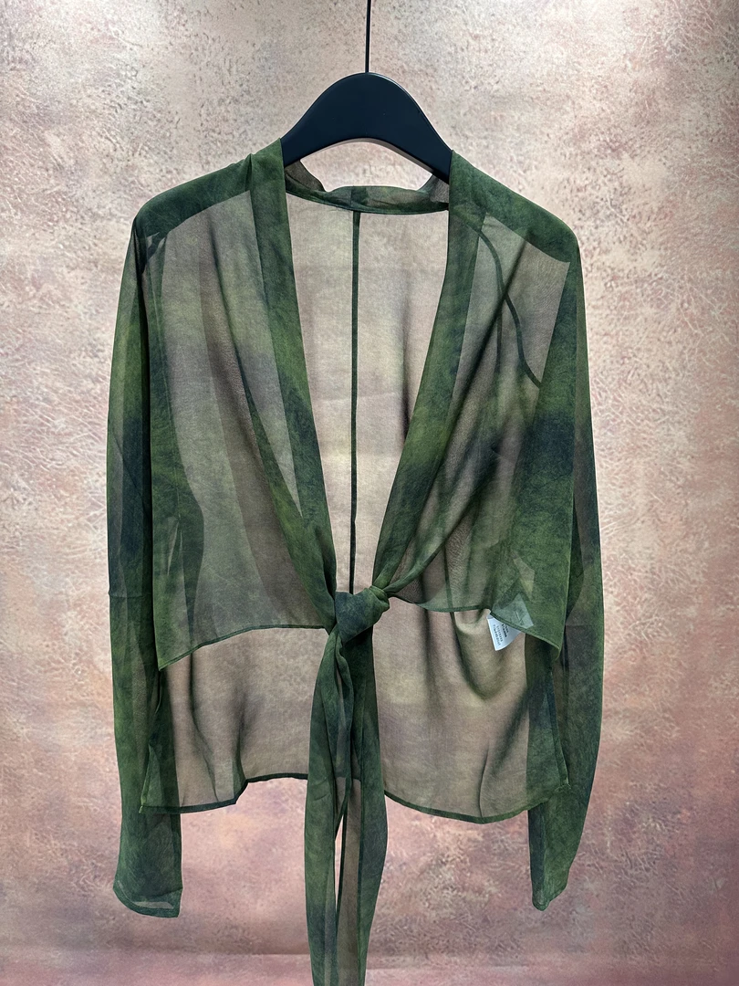 夏季透气百搭长袖绑带时尚女士薄款防晒