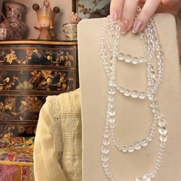 潇冉冉珠宝 白水晶设计款项链