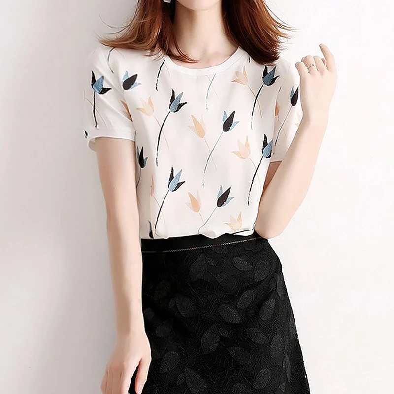 厂家直销一件代发2025夏季新款韩版女装网红爆款衫短袖T恤5967