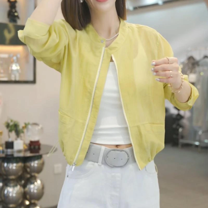 香朵儿韩系ins风时尚外套女2025年夏季新款小众轻薄防晒衣上衣女