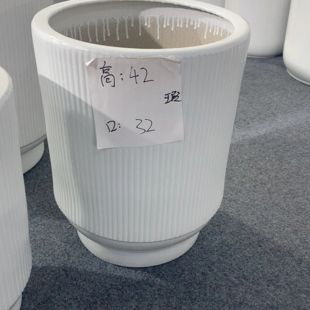 高温陶瓷花盆微瑕