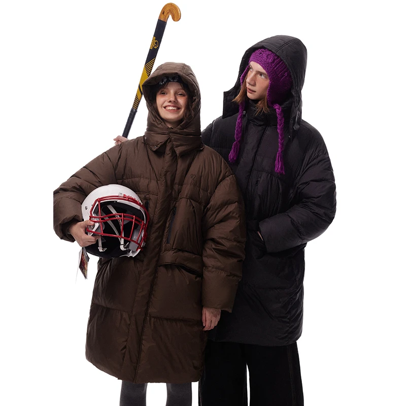 【无语不方】江南先生冬季鹅绒可拆卸男女保暖面包服潮JN44B44