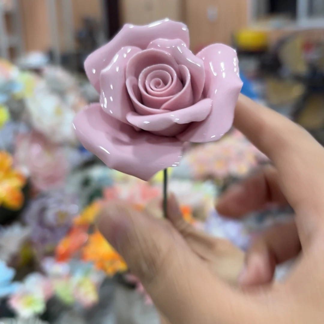 陶瓷花，20元发货，退款拉黑