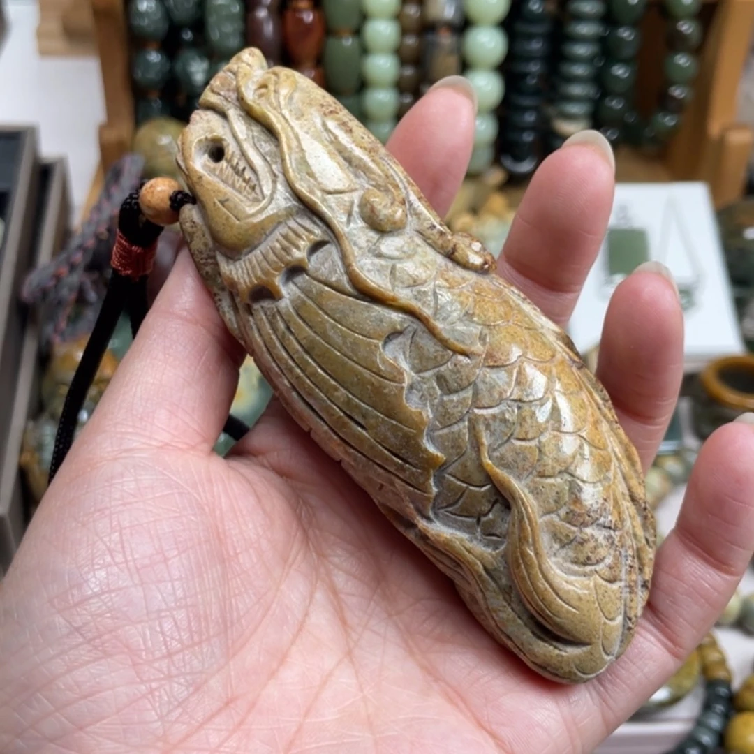 【闪购商品】岫岩河磨玉（透闪石质玉）手把件未镶嵌