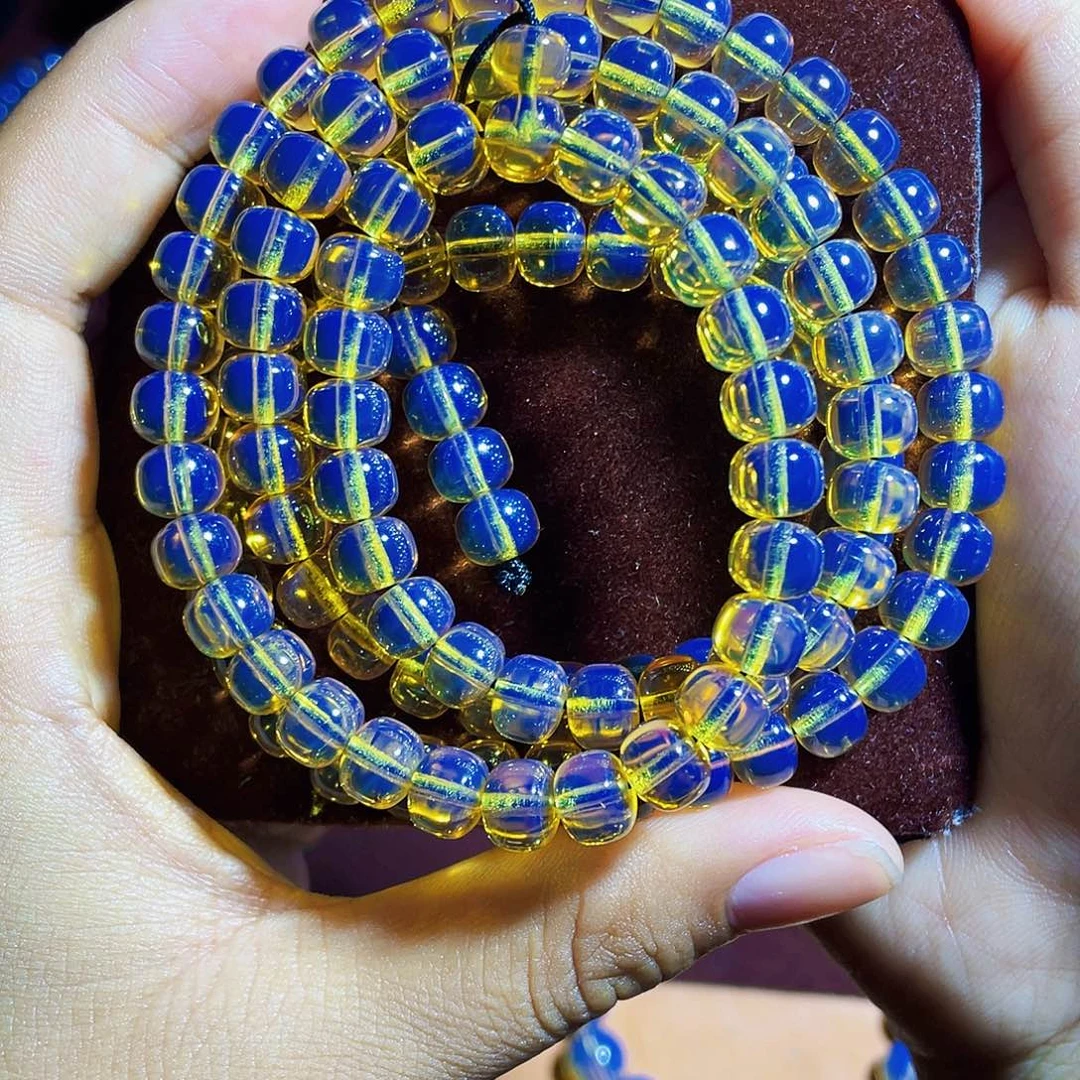 蓝珀裸石未镶嵌安****】咯莫默默