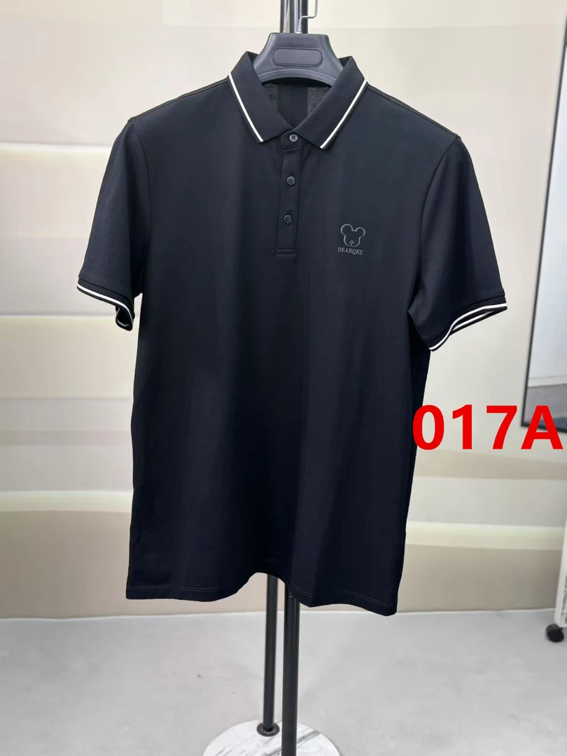 017A品牌剪标夏季男士Polo衫舒适百搭商务休闲翻领短袖男