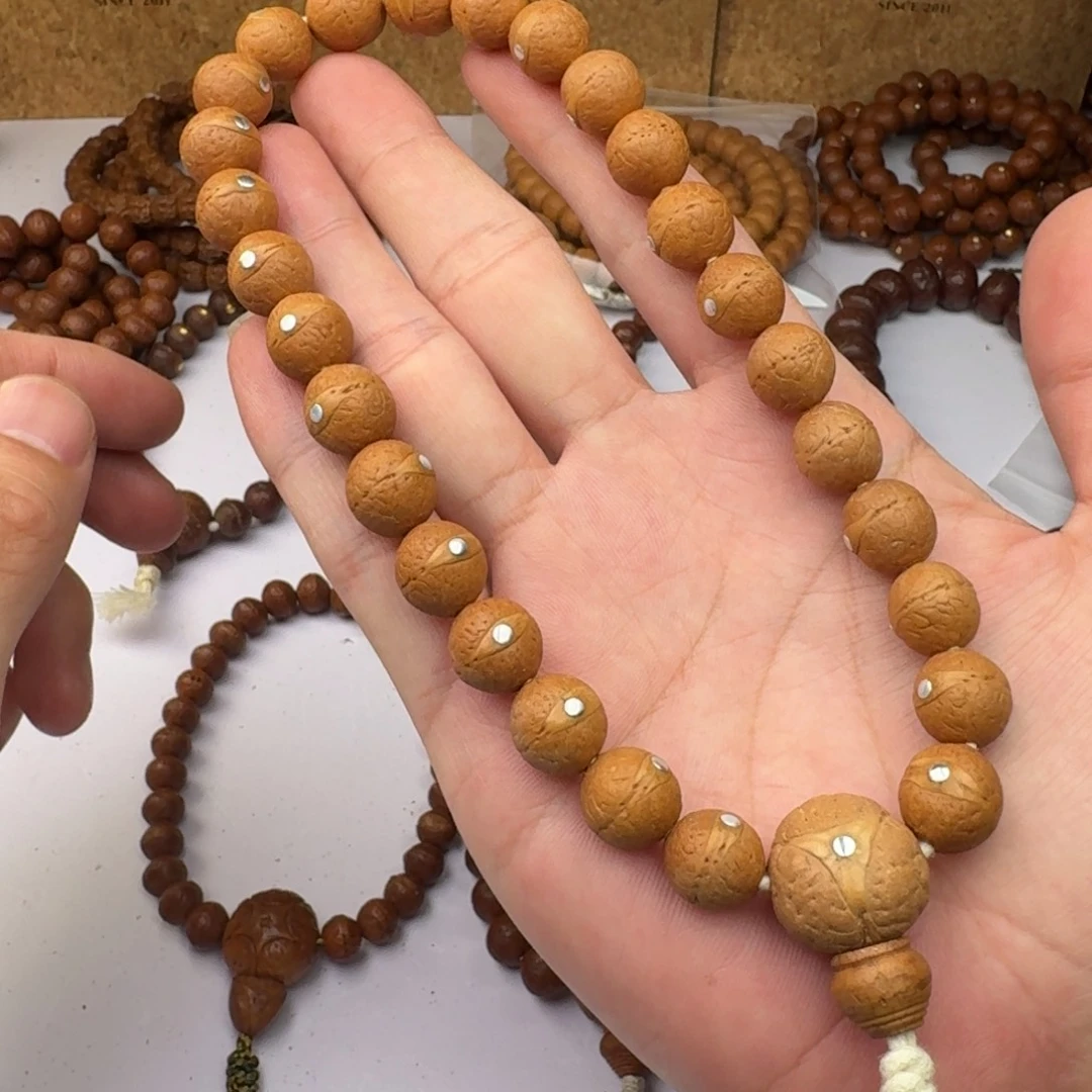 凤眼菩提手串11.5银钉手持