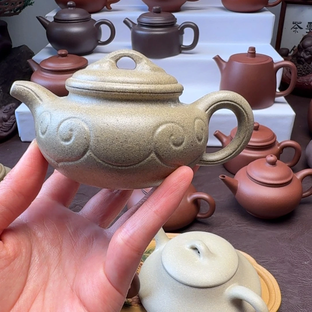 厉***了紫砂茶壶将坡泥  防古如意微信150