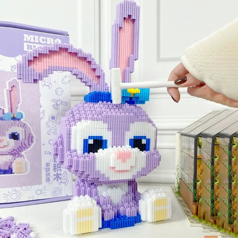 大颗粒26cm【星黛露】巨*生日积木益智玩具摆件手工DIY拼图礼物