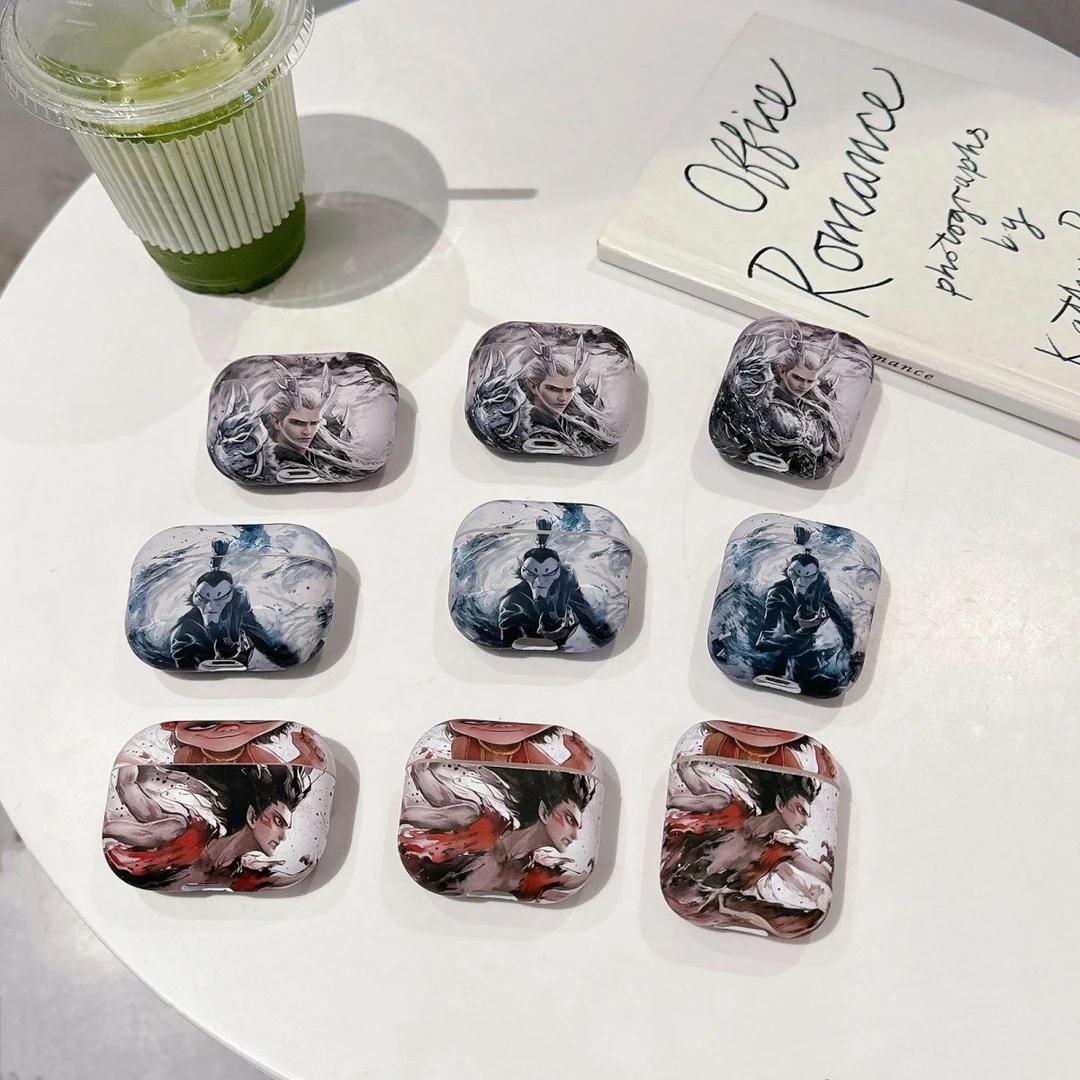 适用airpodspro2代保护套airpods4苹果耳机壳1/2/3代磨砂软壳pro