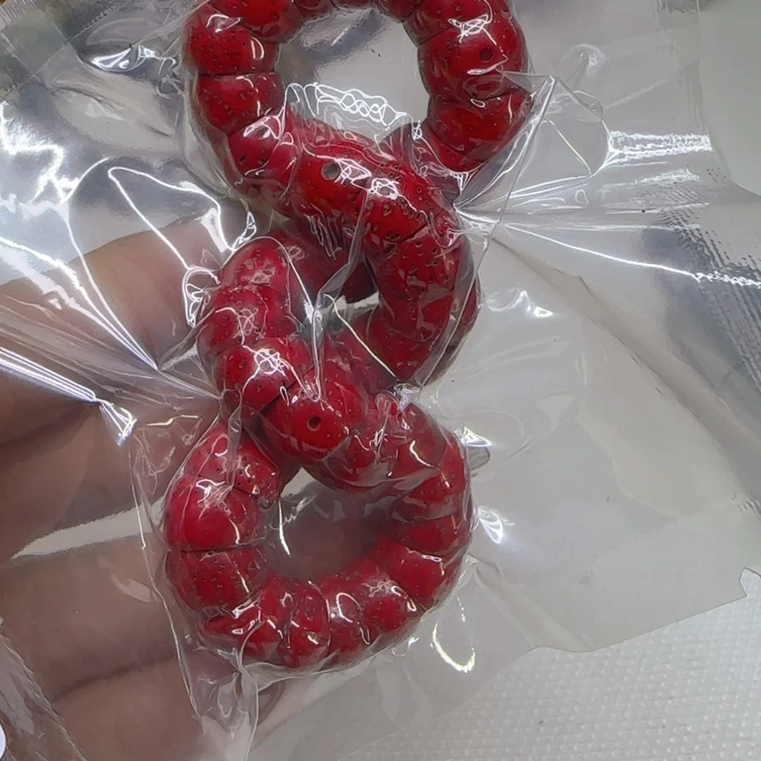 星月菩提手串55王者朱供星月菩提1.0大肠单圈