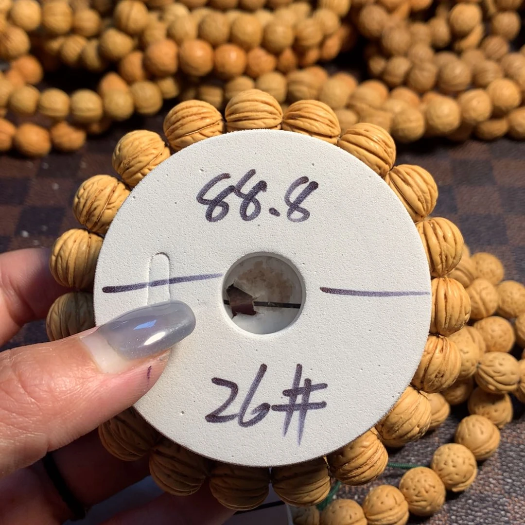 桃核手串一****边26号链接，