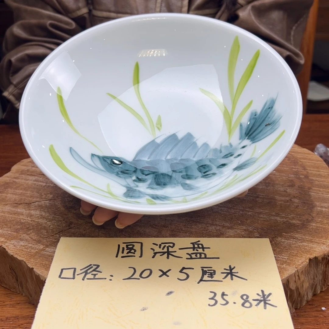 瓷片景德镇陶瓷手工手绘制作