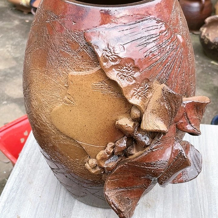 紫砂花盆14.31无孔无孔