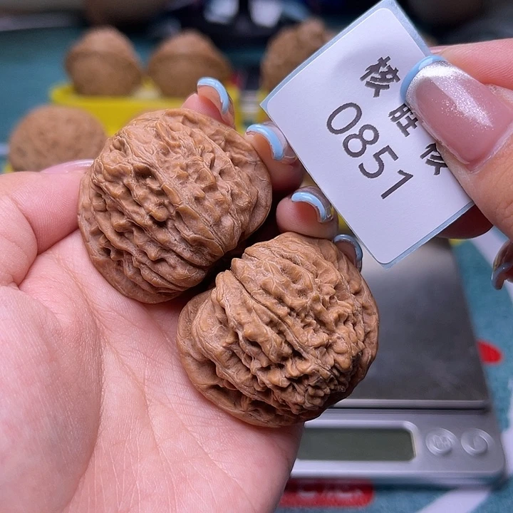 文玩核桃把件四座楼40.0851