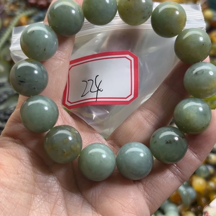 蛇纹石玉未镶嵌手链