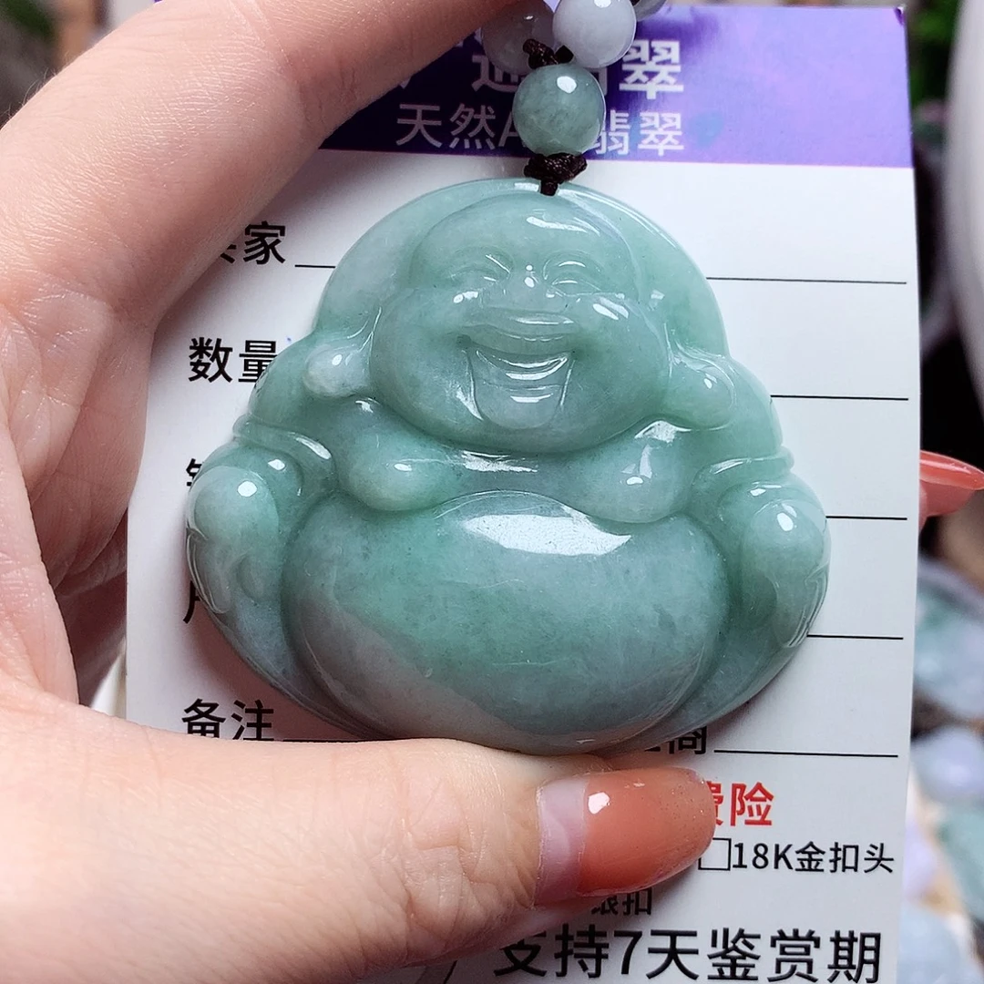 颈饰未镶嵌翡翠佛公31