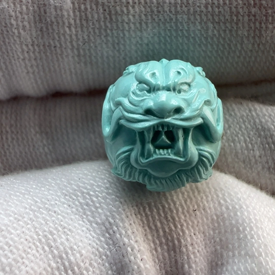 绿松石未镶嵌配饰11.3×10.1