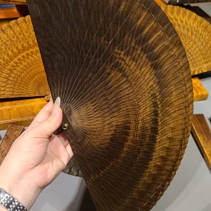 扇子24小叶桢楠金丝楠木苏扇阴沉