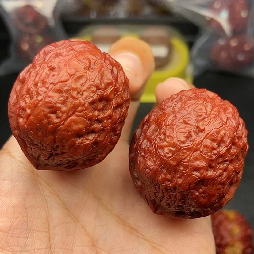 【闪购商品】把件文玩核桃39尺蛇皮元宝